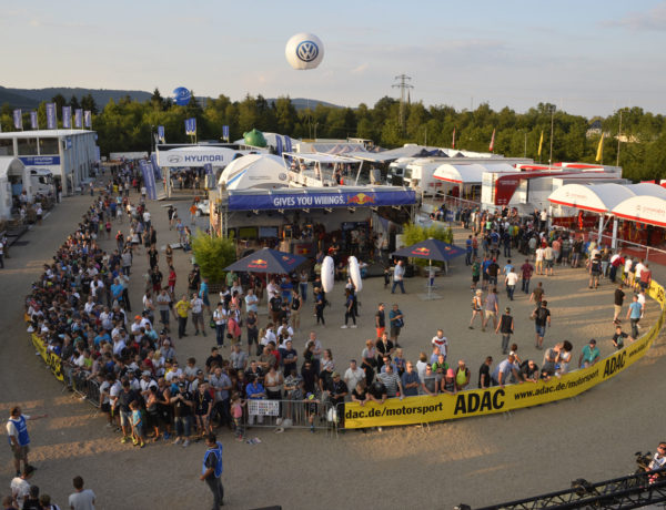 pultdach tower bühne red bull trier adac