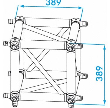 prolyte h40v boxcorner rigging truss