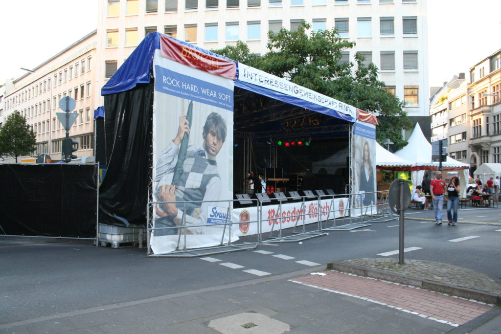 pultdachbühne ringfest köln - MP Music Vermietung